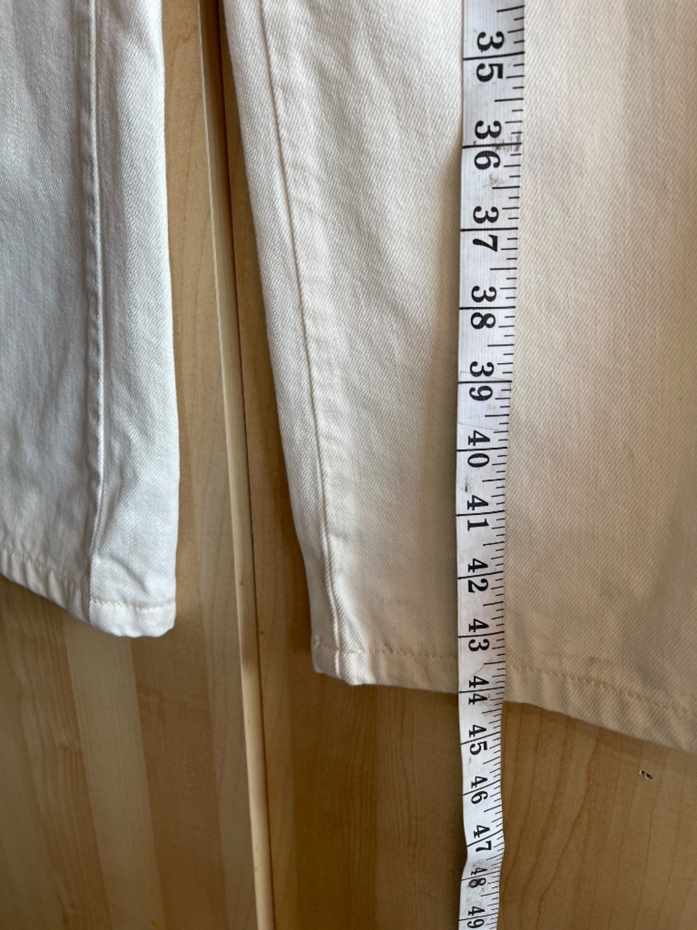 Favorite Daughter The Marsha Gardenia  White Wide-Leg Jeans - Picture 14 of 14